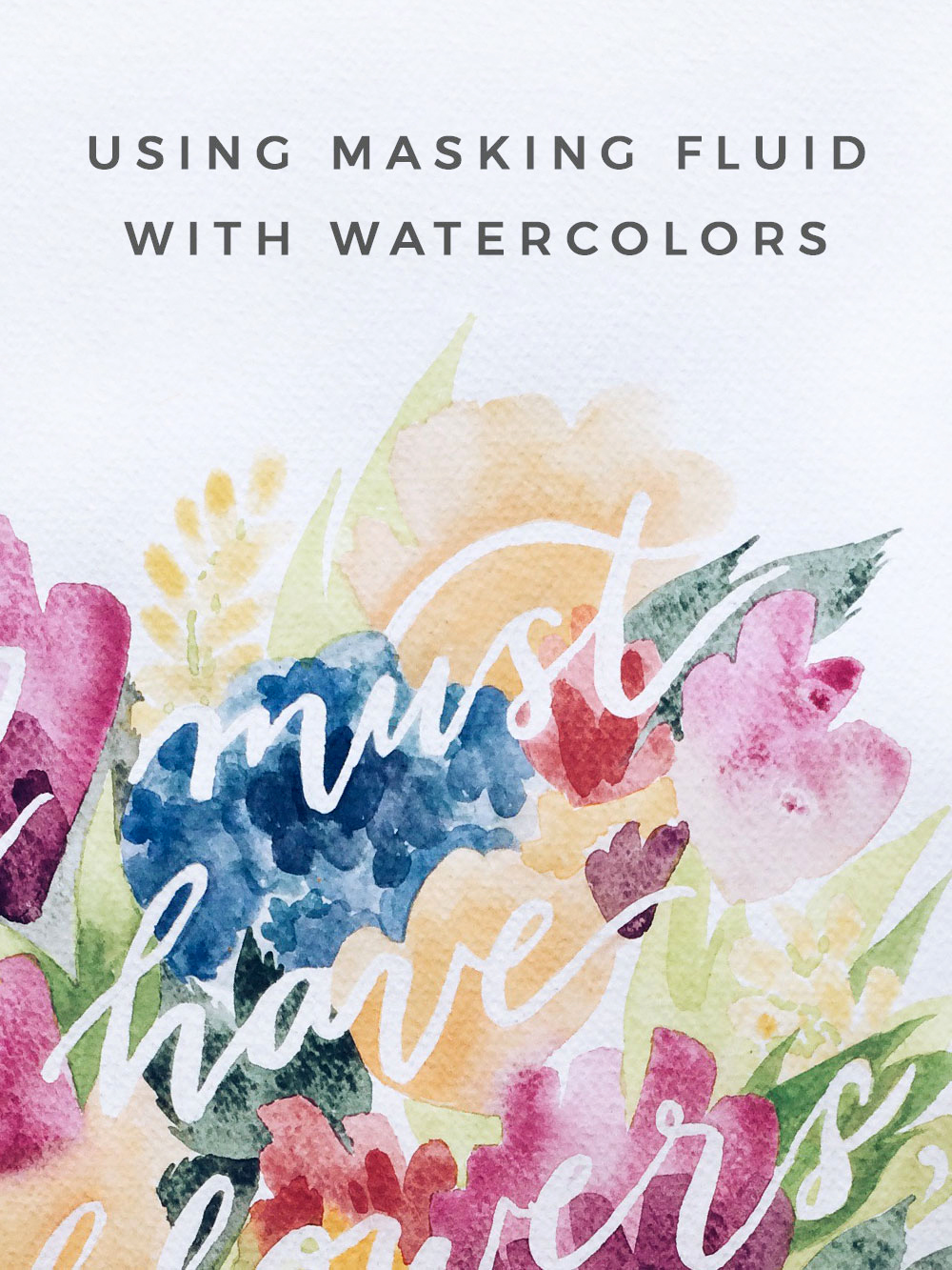 Using Masking Fluid with Watercolors – Owl Ink